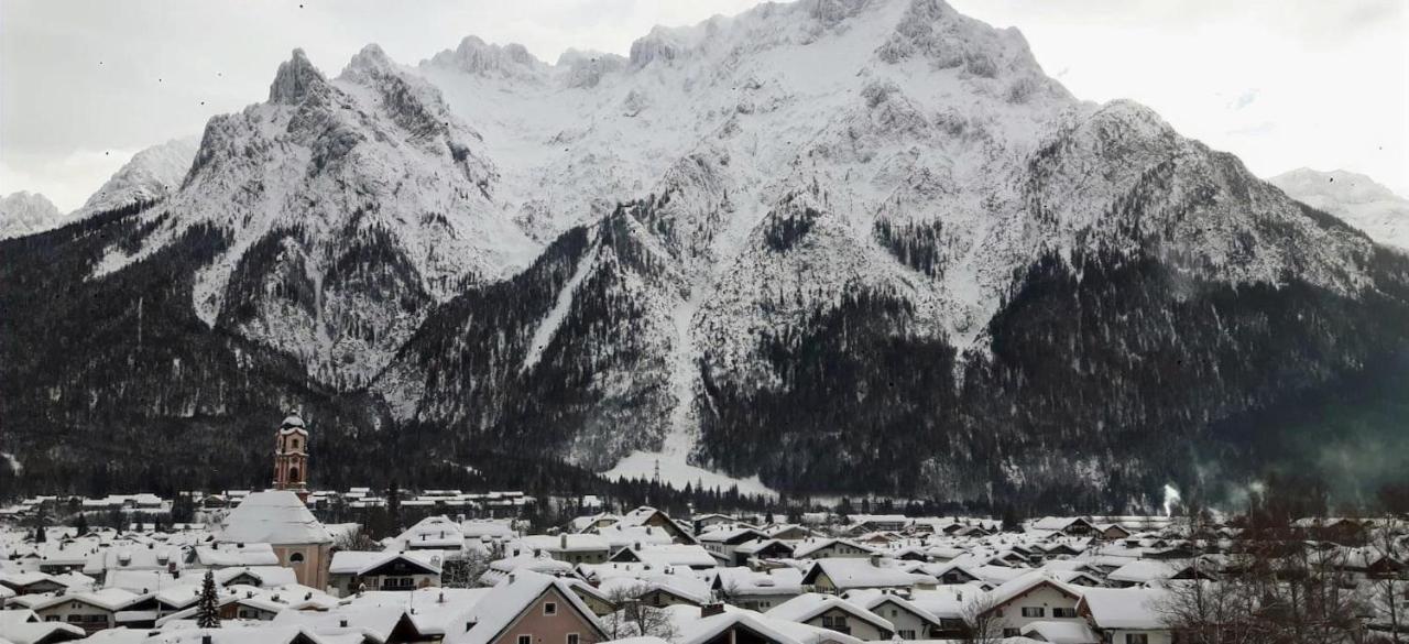 Ferienwohnung Bergkristall Mittenwald Ngoại thất bức ảnh